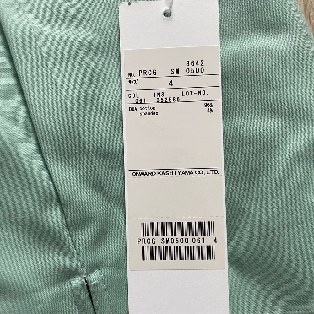 ICB Mint Mid Rise Pleated Mini Shorts - Picture 3 of 9